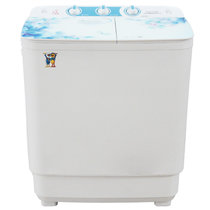 小鸭洗衣机XPB80-2580BS 8公斤 大波轮 双缸洗衣机