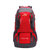 六只脚春夏新款双肩包 男女户外大容量休闲背包登山包电脑包旅行包8610#40L)(红色 1)
