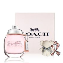 蔻驰(COACH)纽约女士淡香水礼盒30ml  花果香调（含丝巾+毛巾熊） 香水