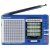 德生（Tecsun）R9701R-9701指针式袖珍式多全波段立体声收音机【包邮】(蓝色)