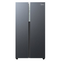 美的冰箱BCD-601WKGPZMB墨兰灰 19min急速净味系列 智能净化科技 节能低音 零度保鲜 大容量对开