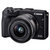 佳能微单相机M3(15-45)套机   高速内存卡+电池套装+相机包+三脚架+清洁套装+读卡器