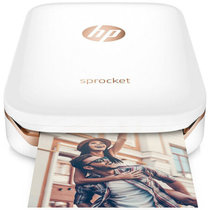 惠普（HP）惠普小印Sprocket 100口袋照片打印机 无墨打印 蓝牙连接 移动打印 便携打印 随身打印(白色)