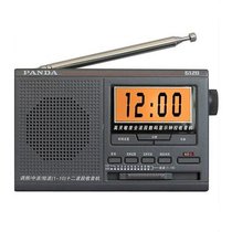 熊猫（Panda）6128 便携式液晶显示全波段 钟控收音机【包邮】