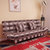 一米色彩 简易沙发折叠沙发床多功能两用双人单人小户型布艺沙发午休床懒人沙发(咖白格子绒布 1.8米)