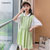 CaldiceKris（中国CK）学院风绿POLO衫收腰连衣裙CK-FS3607(绿色 140)