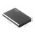 奥睿科（ORICO）2598S3 SATA3.0 2.5寸固态笔记本移动硬盘盒USB3.0 支持9.5 -12mm 全铝(黑色)