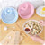 创意厨房沥水双层饺子盘E386家用餐盘碟子套装水饺盘子餐具(米色)
