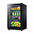 海尔（Haier）冰吧冷藏家用单门冰箱小型饮料柜办公室茶叶水果保鲜柜玻璃门红酒柜 LC-108H