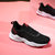 金帅威女鞋运动鞋女跑步鞋新款网面透气休闲慢跑鞋旅游鞋子WJ1057(黑色 39)