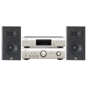 Denon/天龙 DCD-520AE+ARENA120+PMA-520功放HiFi2.0家庭影院套装CD机碟机音箱音响(银色)