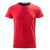 阿玛尼Armani男装纯棉短袖T恤AJ系列男款圆领半袖印花t恤90853(红色 L)
