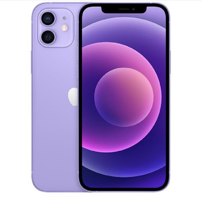 Apple iPhone 12 (A2404) 支持移动联通电信5G 双卡双待手机(紫色)