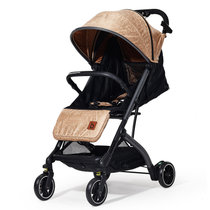 婴儿推车可坐可躺轻便折叠高景观新生儿童宝宝手推车QZ1pro(黄色 1)