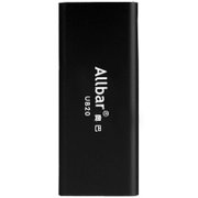 奥巴（Allbar）UB20便携线控型录音笔（黑色）（8G）（智能降噪，超远距离高清录音，高保真声场还原，清晰原因再现）