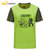 laynos雷诺斯男士短袖T恤透气速干女式短t恤162A335A(（男）草绿 3XL/180)