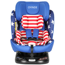 德国OYINDE儿童安全座椅0-12岁双向安装宝宝婴儿360度旋转isofix硬接口汽车载用坐躺(美国队长)
