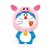 哆啦A梦12生肖毛绒头套玩具公仔PVC搪胶吊饰猪