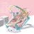 婴儿玩具婴儿健身架器脚踏钢琴0-3-6月1岁新生儿宝宝益智音乐玩具(亚瑟粉【早教款】 默认版本)
