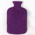 好又惠PVC材质注水式热水袋传统形红色绒布外套热水袋 2.0L(紫色)