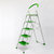 家逸（JIAYI） 家逸梯子宽踏板家用梯折叠人字梯 多功能梯子家用 折叠步梯(五步圆弧阶梯绿色)