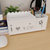 青蕾多功能抽纸盒客厅遥控器收纳盒创意办公桌学生桌面文具收纳盒(白色 默认款式)