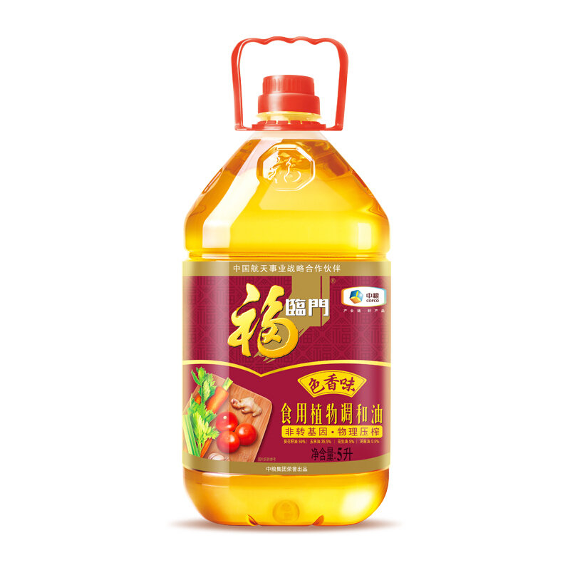 福临门色香味食用植物调和油5l食用油非转基因中粮出品