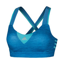 阿迪达斯女装 2016春新款训练跑步紧身健身衣胸衣AI3686(蓝色 S)