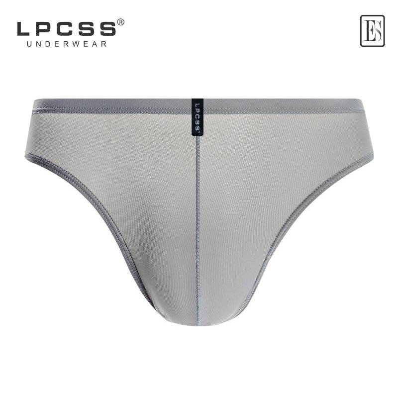 lpcss品牌冰丝网孔男士内裤薄款单层舒适透气男中腰男裤衩三角裤高雅