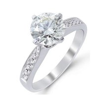 先恩尼 白18k金1.2克拉 豪华女款钻石戒指 HFA020爱的承诺