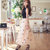 Mistletoe夏季新款女装明星款高腰长裙 无袖撞色拼接刺绣欧根纱连衣裙F6670(黑色 XL)