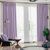 出口日式遮光窗帘新款纯色环保现代简约书房客厅卧室防水防油防污(紫色)