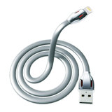 睿量REMAX 雷蛇数据线苹果iPhone5 SE 6 6SPlus7/7P苹果充电线APPLE(银色)