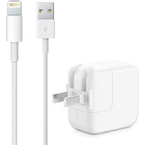 苹果（Apple）ipad5/ipad6/air/ipadpro/mini/iPad系列原装充电器 充电头数据线(白色 原装12W充电头+数据线)