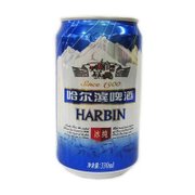 哈尔滨冰纯啤酒330ml*24罐