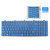 升派 笔记本电脑键盘保护膜 火影火神 V7 V7-S 技嘉 P55K V4 联想 Y70-70T(半透明蓝色204)