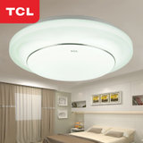 TCL照明led吸顶灯现代简约卧室灯灯具(16W白光直径350x110mm)