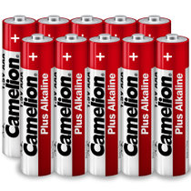飞狮（Camelion）碱性电池 干电池 LR03/AAA/7号 电池 10节 鼠标/键盘/血压计/血糖仪/玩具/遥控器