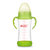 运智贝玻璃奶瓶宝宝用品带防尘盖婴儿宽口玻璃奶瓶(绿色 300ml)