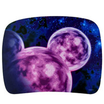迪士尼（Disney）超级酷玩系列SBD420盒装鼠标垫（紫色月球米奇头）