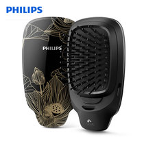 飞利浦(Philips) 负离子梳HP4722/25按摩梳造型美发梳呵护头发防静电梳子 卷直两用粗硬细软发质