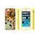 大嘴鸟  苹果5s手机壳新款iphone5s手机壳卡通超薄硅胶TPU防摔保护套潮 (黄底鹿黄色边)