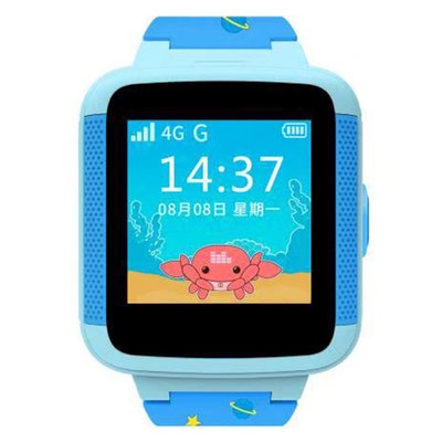 奥多拉 ZN323411 4G智能儿童手表 4G智能通话 AI智能教育 超级飞侠IP 蓝色