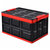 朗伯爵多功能折叠收纳箱储物箱汽车后备箱收纳箱置物箱(黑红色（30L）)
