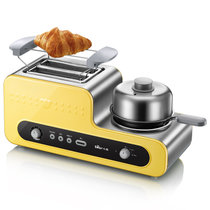 小熊（Bear）多士炉 全自动家用烤面包机 不锈钢吐司机早餐机烤面片2片 DSL-A02V1
