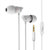 赛歌图H21手机耳机入耳式平板电脑耳麦重低音立体声线控耳塞 白色