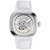 瑞士进口艾戈勒（agelocer）手表 方形潮流男士手表 皮带防水大表盘男表 潮流男表 全自动机械表 运动手表(5009A10)