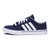 Adidas阿迪达斯男鞋低帮休闲板鞋 AW5080 AW5081(深蓝色 44)