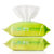 优乐琪通用湿巾旅行车载绿茶茉香超值80片*2包个人清洁护理湿巾新美(绿色 植物精华萃取)