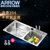 ARROW箭牌卫浴厨房洗碗槽一体拉丝大双槽带刀架水盆新款AE553220(不带龙头)